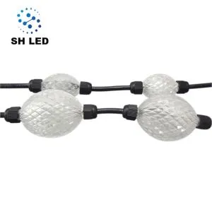 Nwèl Deco Lighting konplè Koulè 3D Pixel ki ap dirije boul